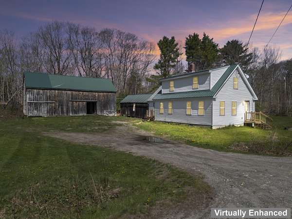 25.5 Acres of Land with Home for Sale in Richmond, Maine