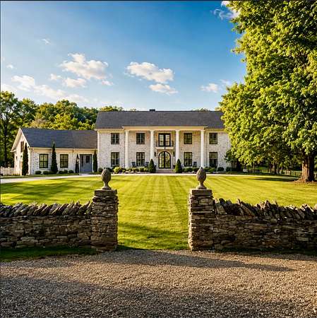 55 Acres of Agricultural Land with Home for Sale in Columbia, Tennessee