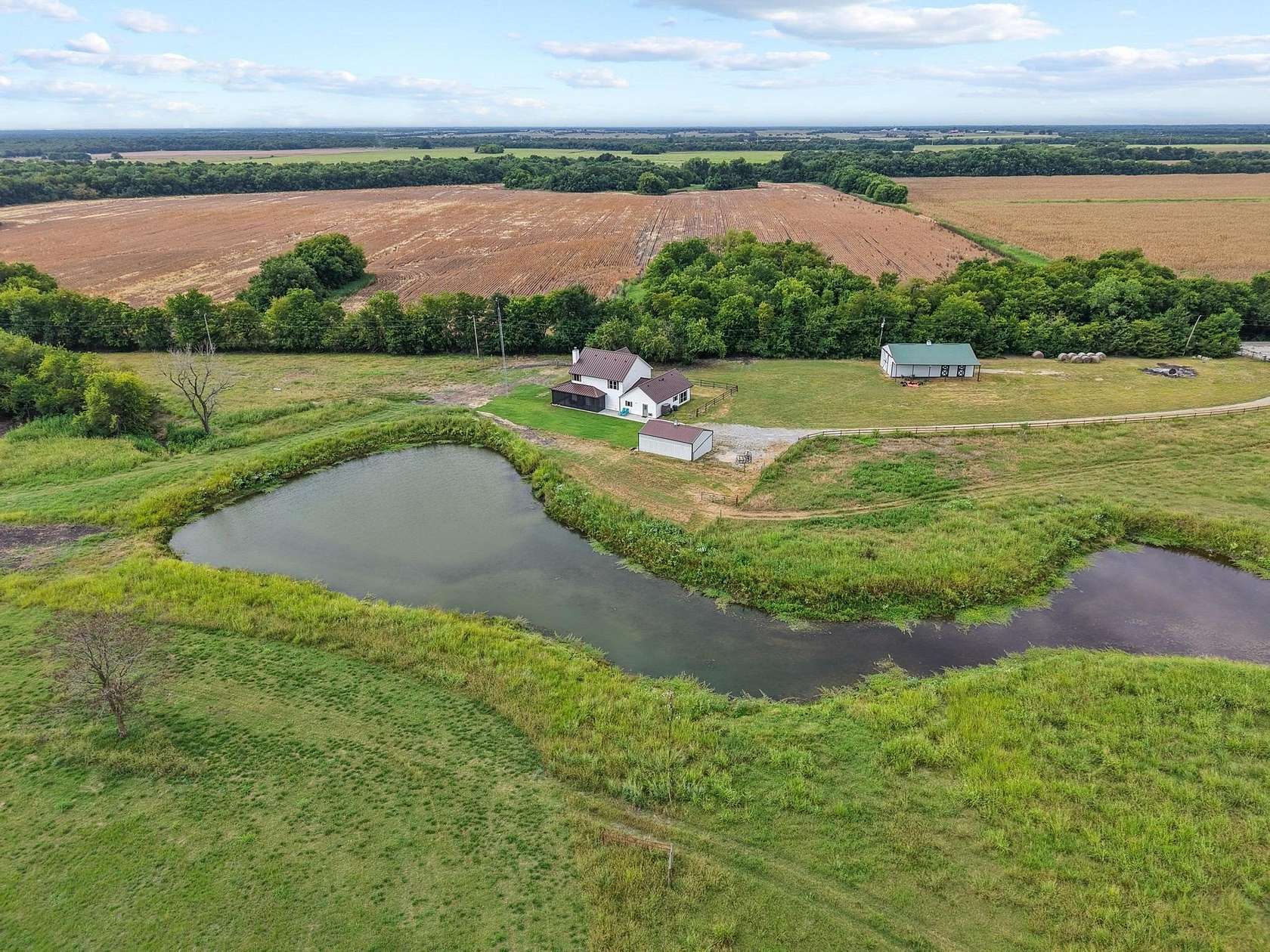 82.5 Acres of Land with Home for Sale in Wolfe City, Texas