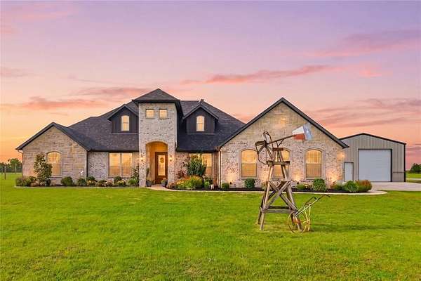 2 Acres of Land with Home for Sale in Savoy, Texas
