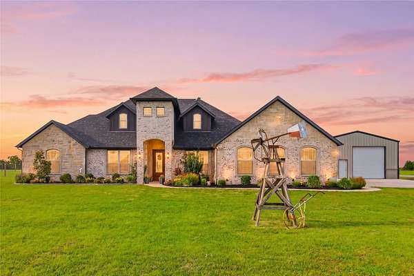 2 Acres of Land with Home for Sale in Savoy, Texas