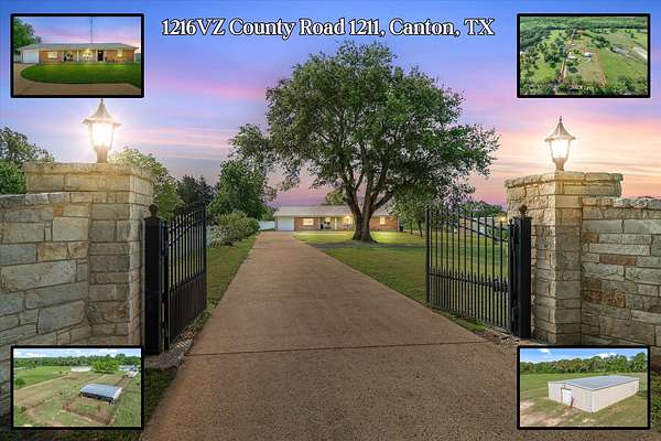 7.1 Acres of Land with Home for Sale in Canton, Texas