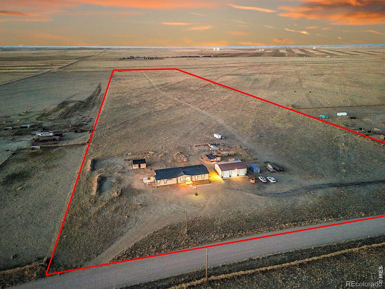 35.7 Acres of Improved Land for Sale in Briggsdale, Colorado