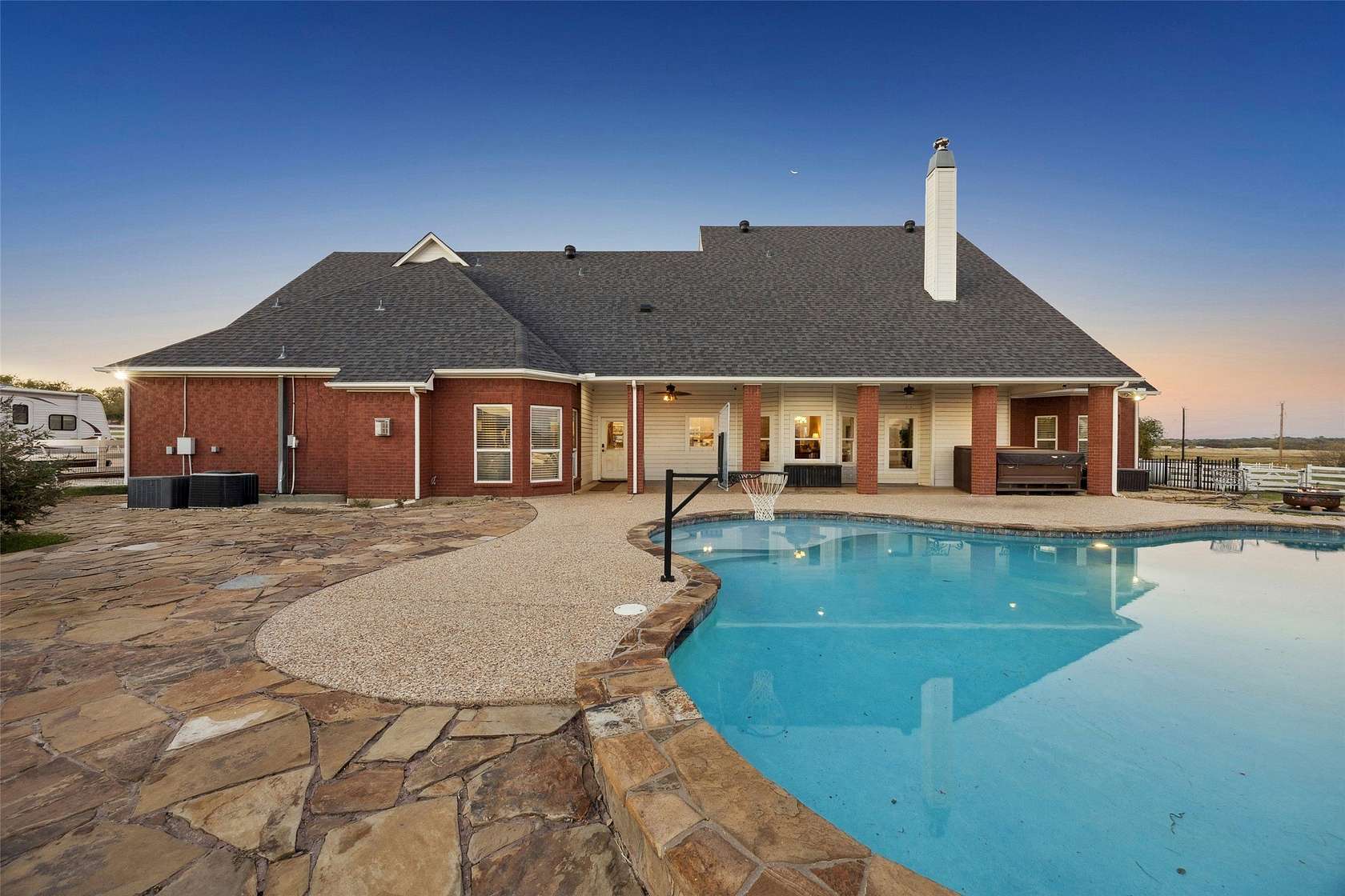 5 Acres of Land with Home for Sale in Krum, Texas