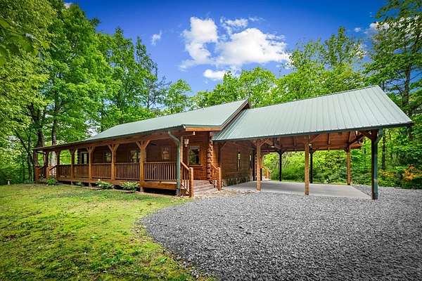 18.7 Acres of Recreational Land with Home for Sale in Cherry Log, Georgia