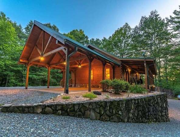 18.7 Acres of Recreational Land with Home for Sale in Cherry Log, Georgia