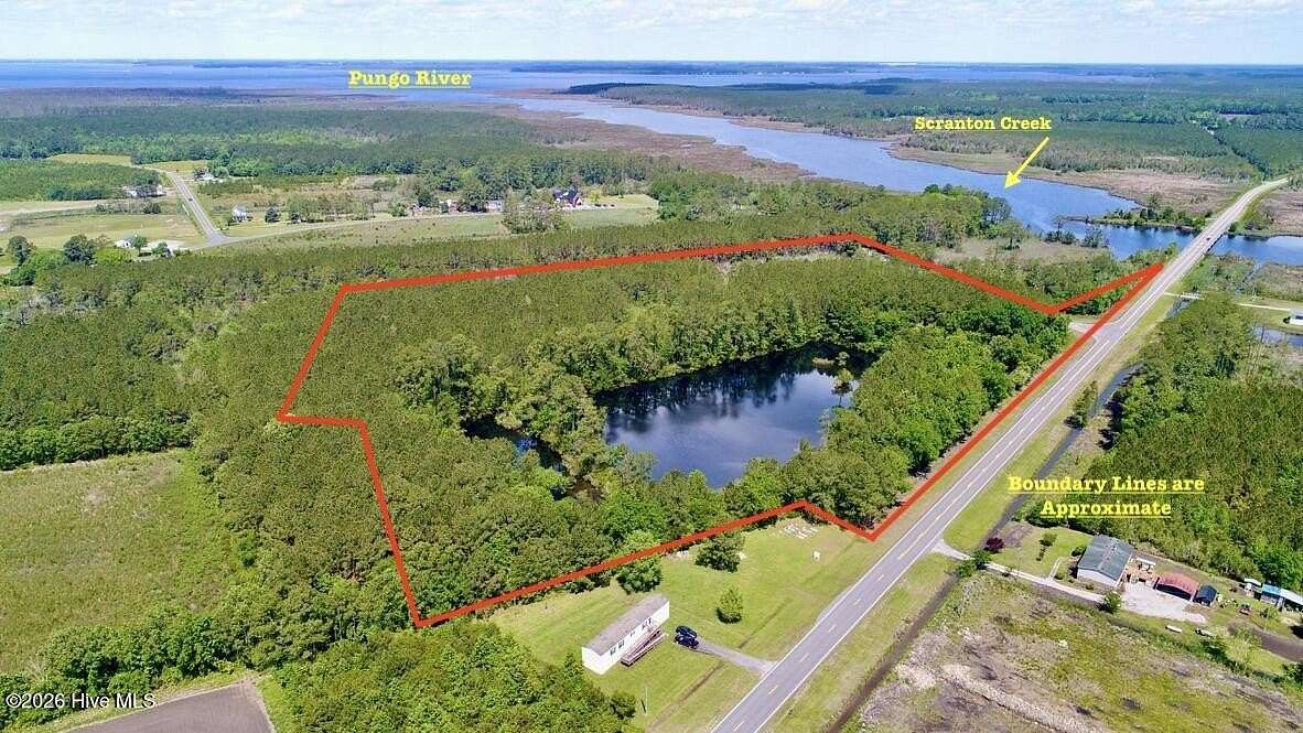 17.6 Acres of Recreational & Residential Land for Sale in Scranton, North Carolina