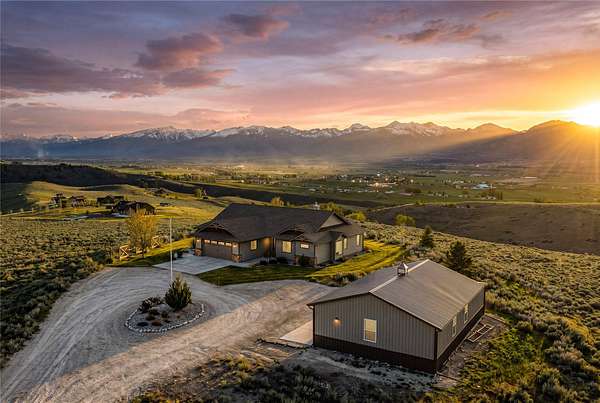 21.5 Acres of Land with Home for Sale in Corvallis, Montana