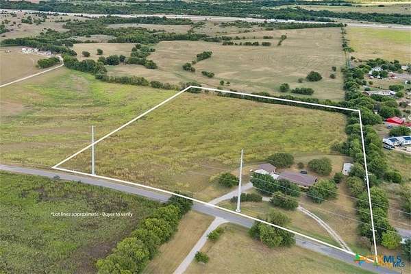 9.45 Acres of Land with Home for Sale in Troy, Texas