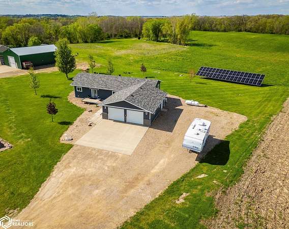 17.6 Acres of Recreational Land with Home for Sale in Liscomb, Iowa