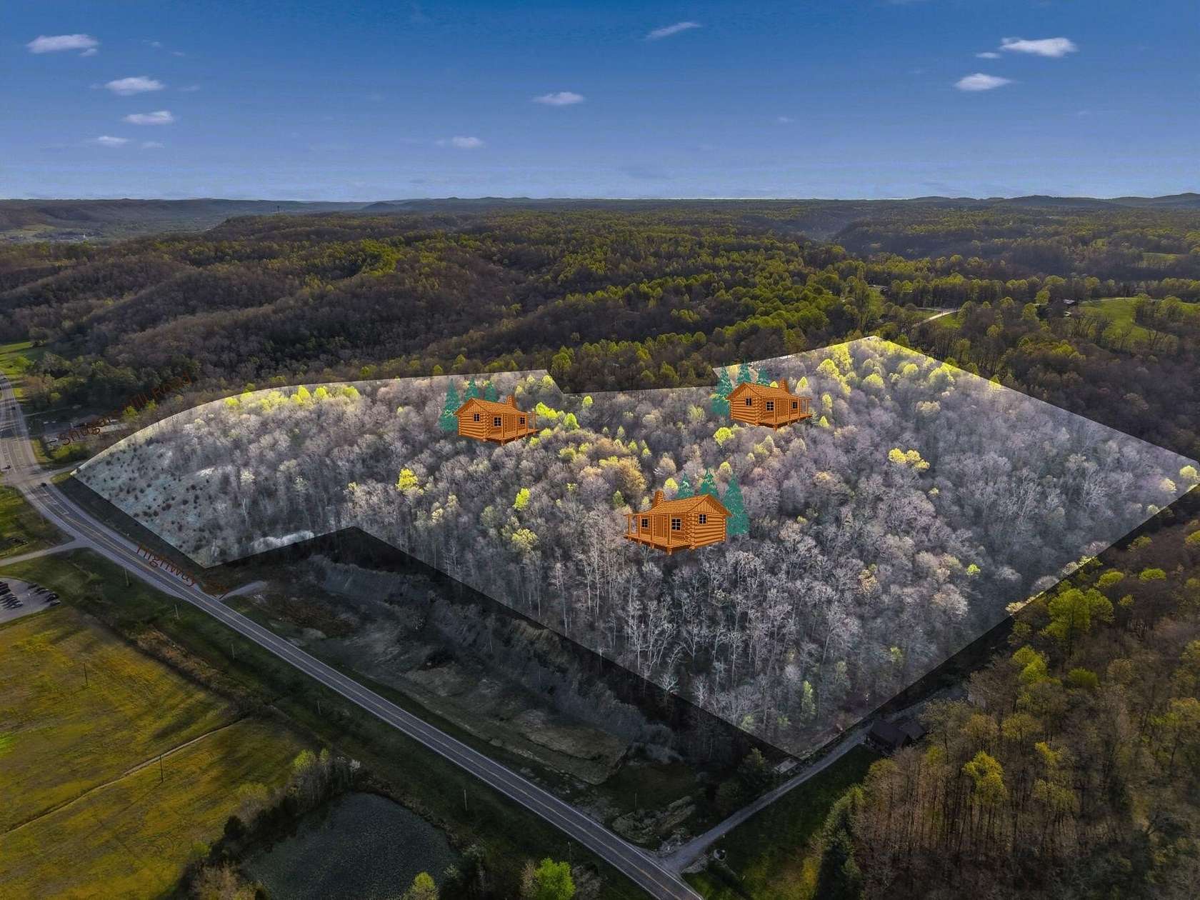 34 Acres of Land with Home for Sale in Liberty, Kentucky