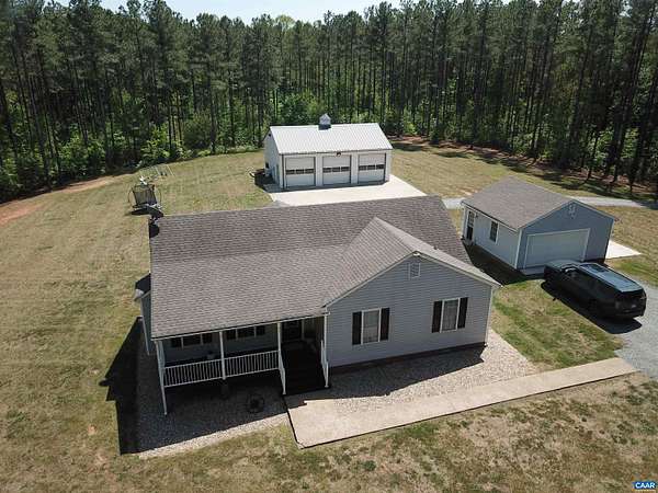 11.1 Acres of Land with Home for Sale in Scottsville, Virginia