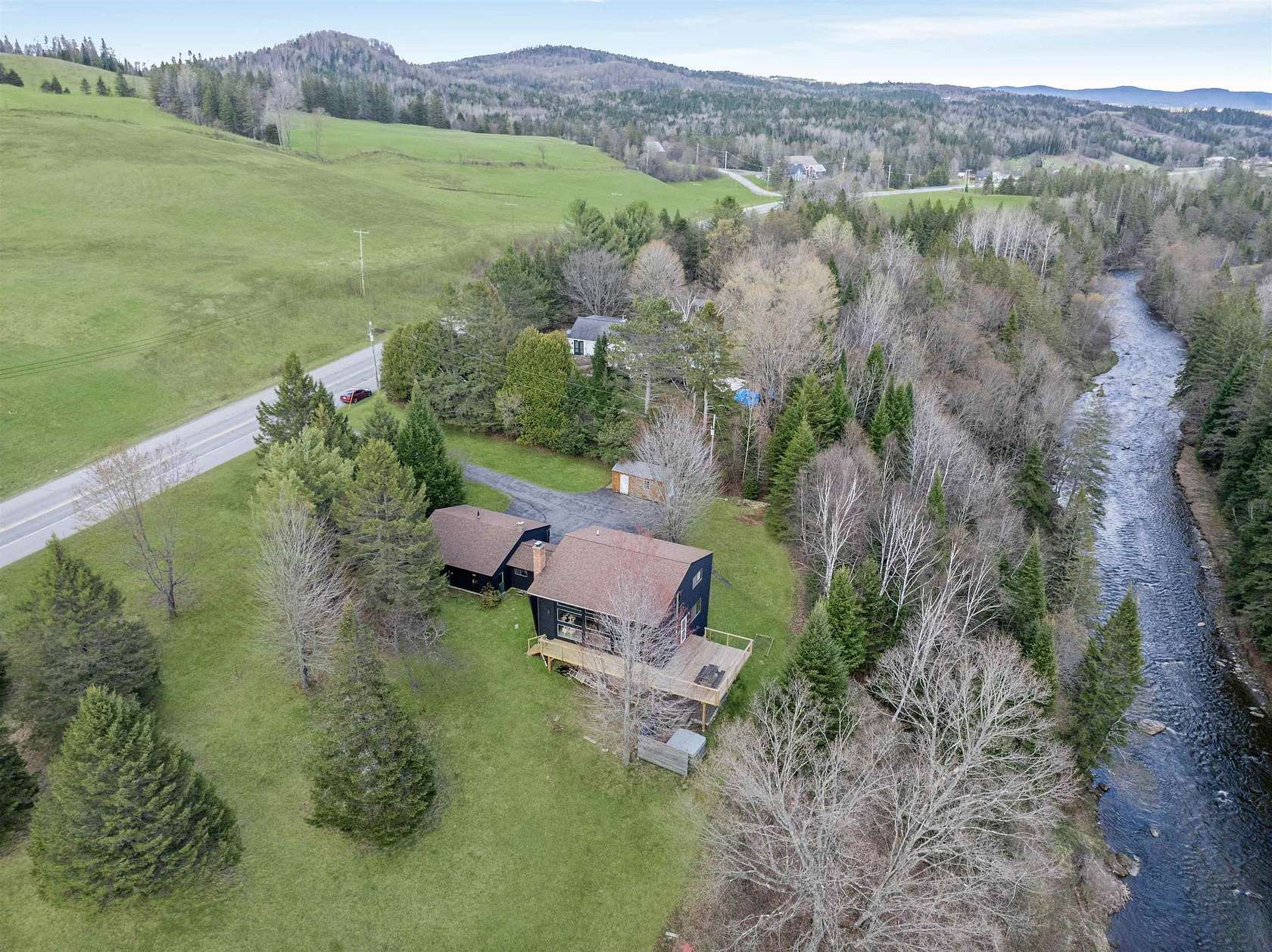 25.5 Acres of Recreational Land with Home for Sale in Colebrook, New Hampshire