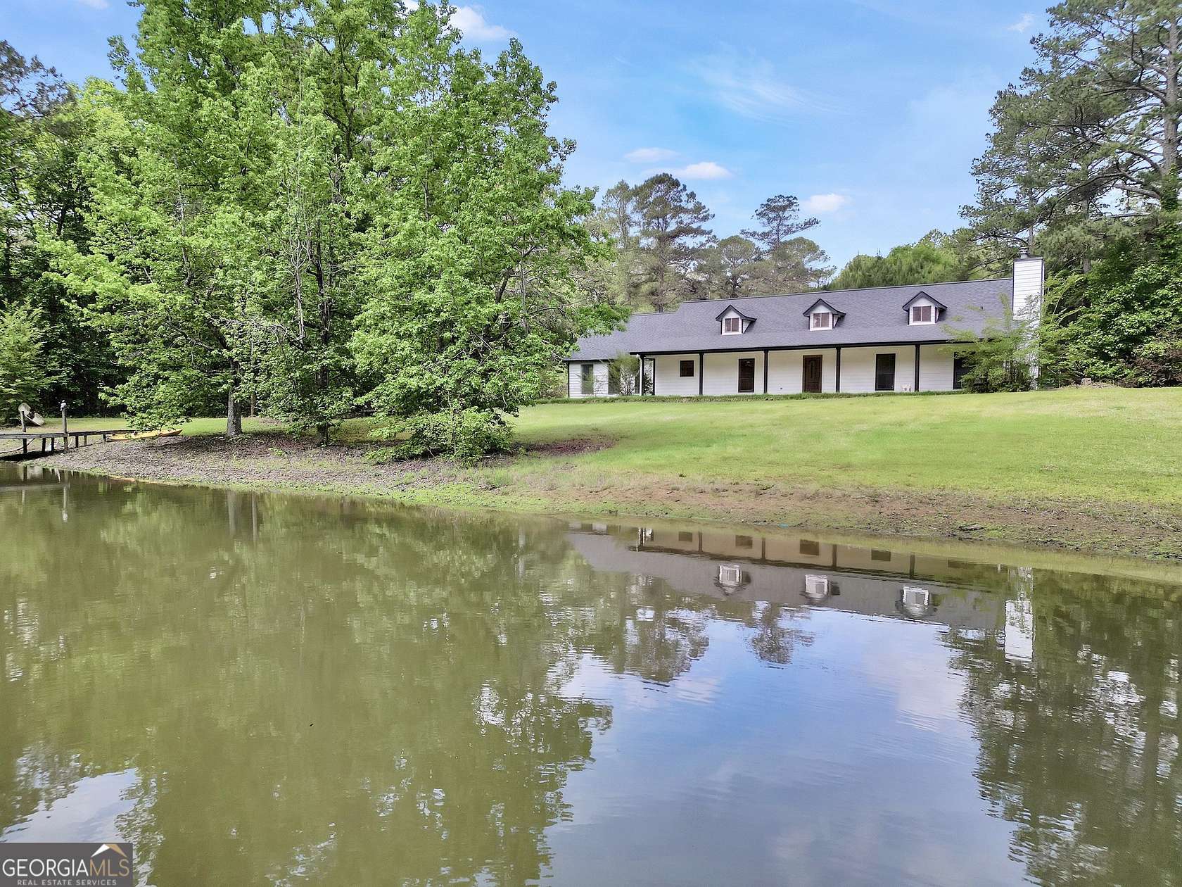 12.8 Acres of Land with Home for Sale in Jenkinsburg, Georgia