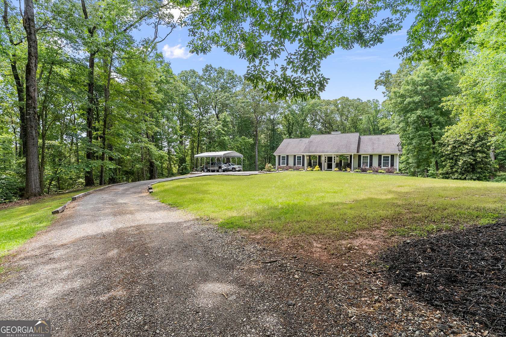 2.46 Acres of Land with Home for Sale in Hoschton, Georgia