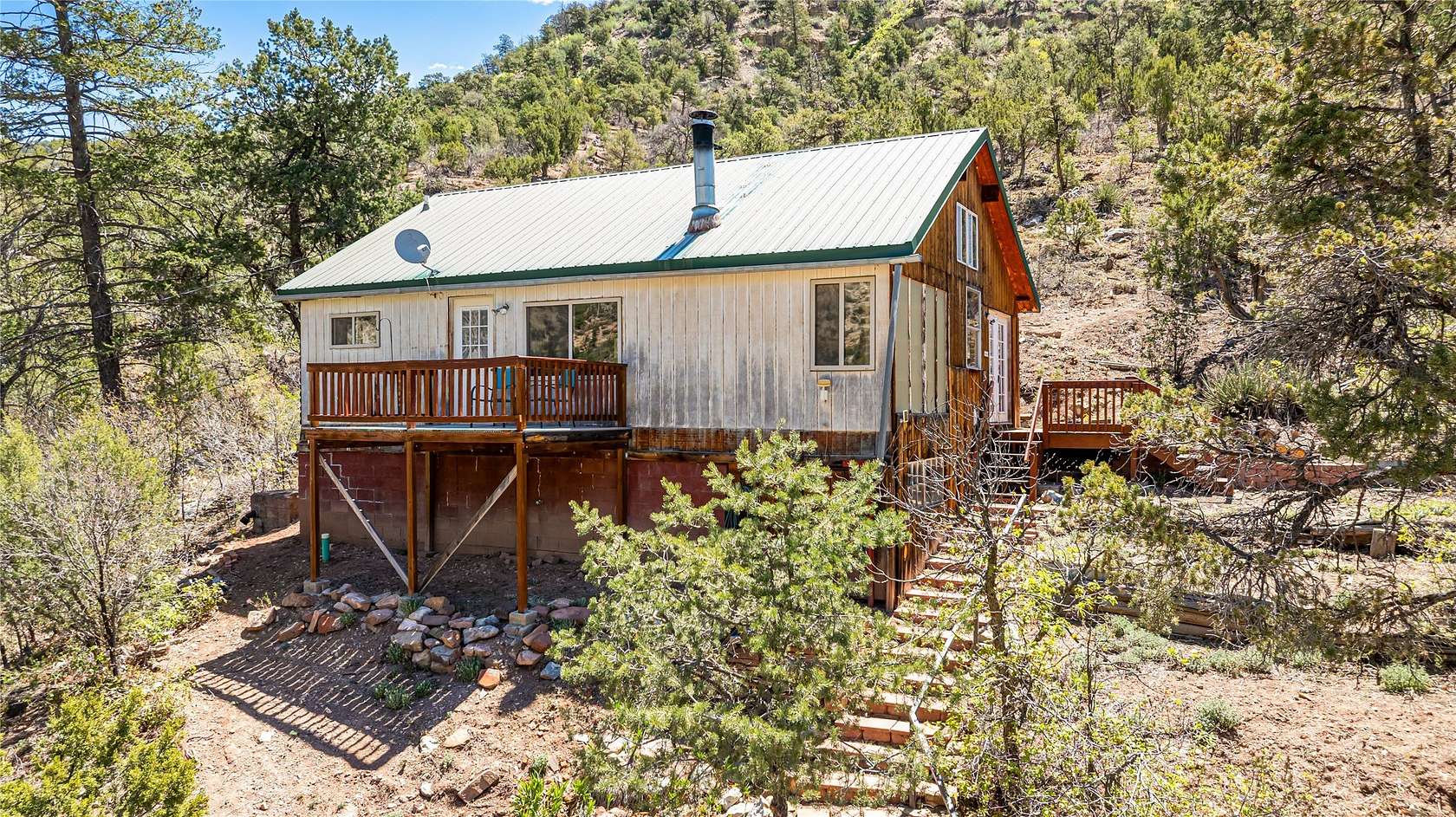 2.59 Acres of Land with Home for Sale in Jemez Springs, New Mexico