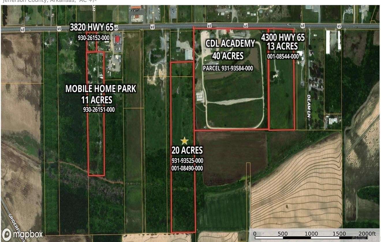 20 Acres of Land for Sale in Pine Bluff, Arkansas