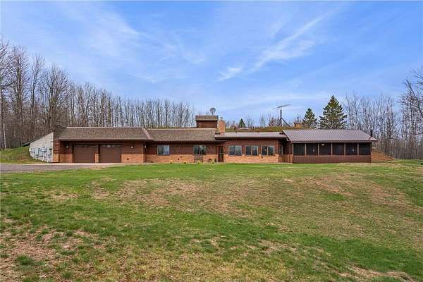 23.6 Acres of Recreational Land with Home for Sale in Lake Nebagamon, Wisconsin