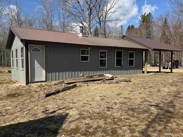 19.4 Acres of Recreational Land with Home for Sale in Newberry, Michigan