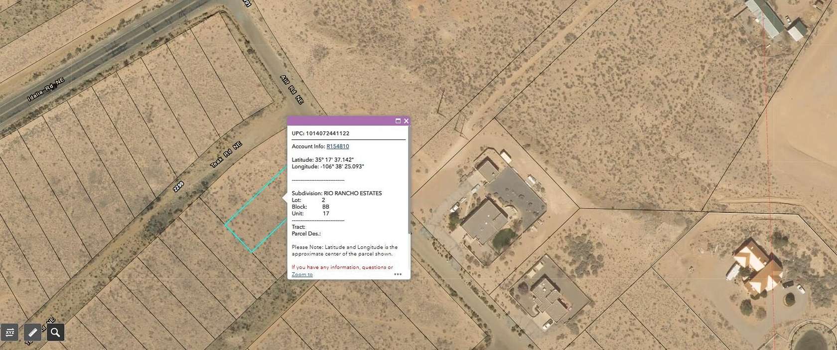 0.31 Acres of Residential Land for Sale in Rio Rancho, New Mexico