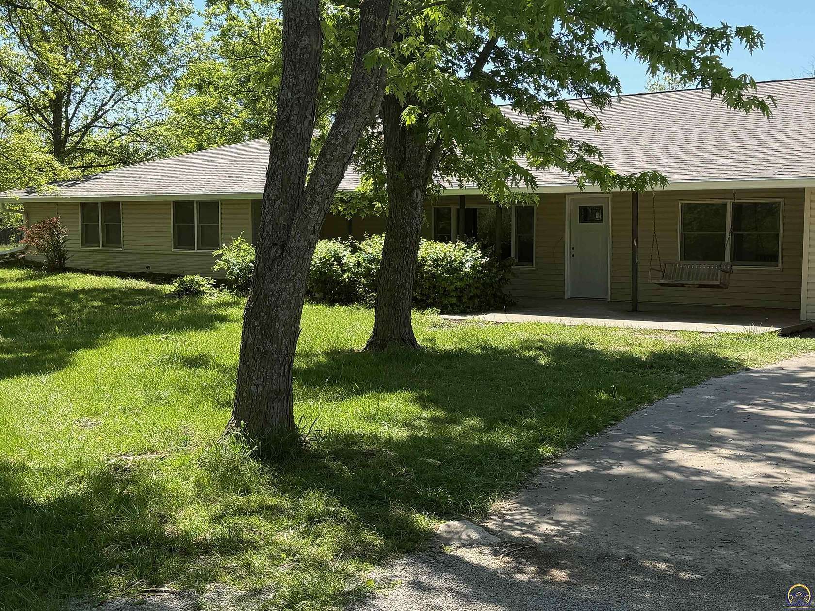 9.33 Acres of Land with Home for Sale in Hoyt, Kansas