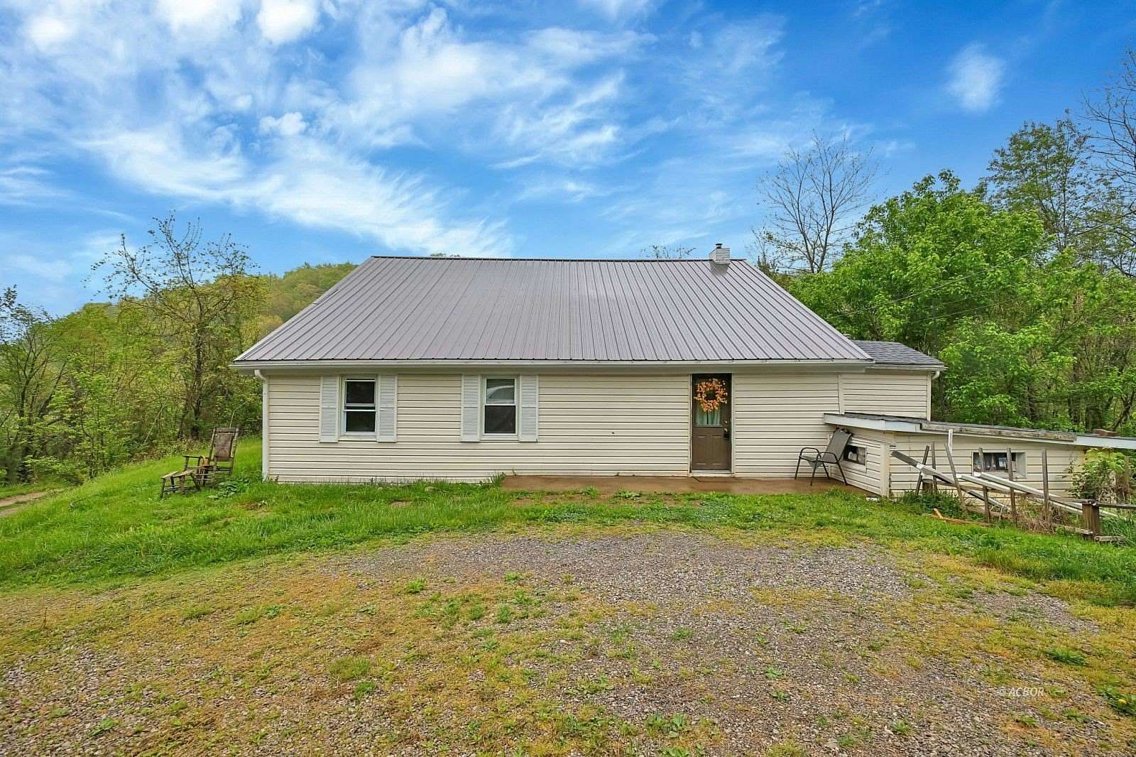 16 Acres of Recreational Land with Home for Sale in Guysville, Ohio