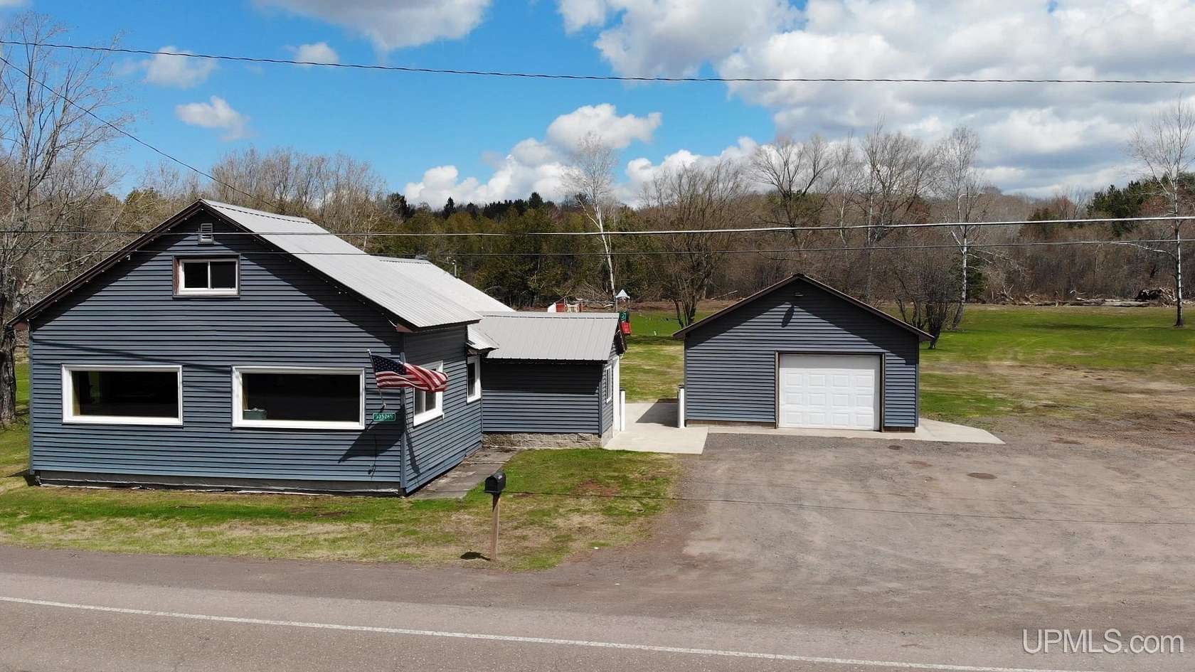 3.45 Acres of Land with Home for Sale in Lake Linden, Michigan