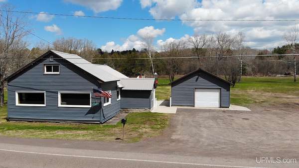 3.45 Acres of Land with Home for Sale in Lake Linden, Michigan