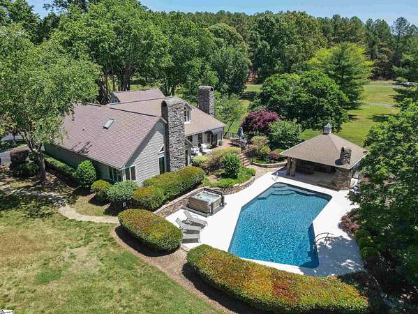 6.5 Acres of Land with Home for Sale in Landrum, South Carolina