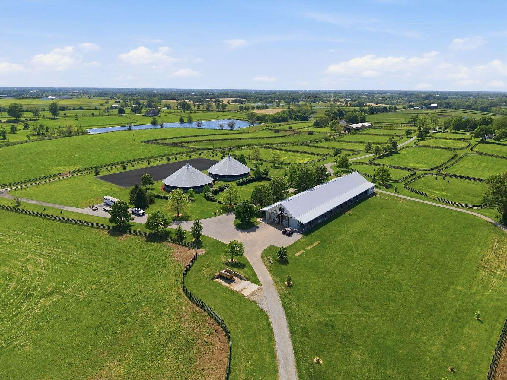 107 Acres of Agricultural Land with Home for Sale in Lexington, Kentucky