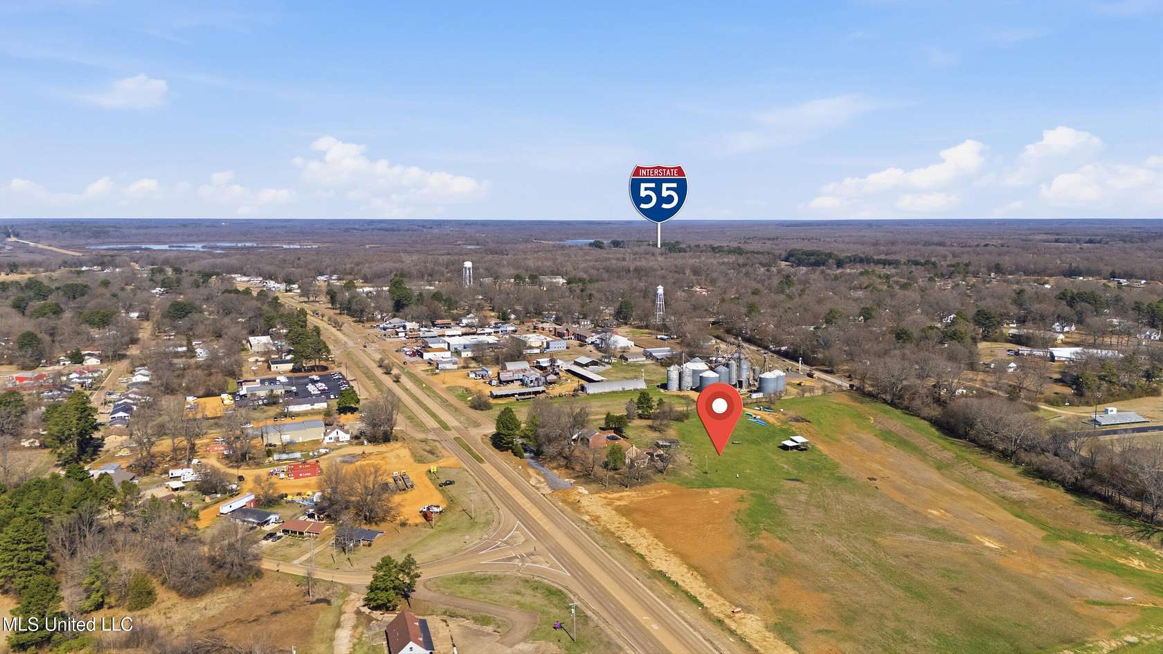 10 Acres of Commercial Land for Sale in Coldwater, Mississippi