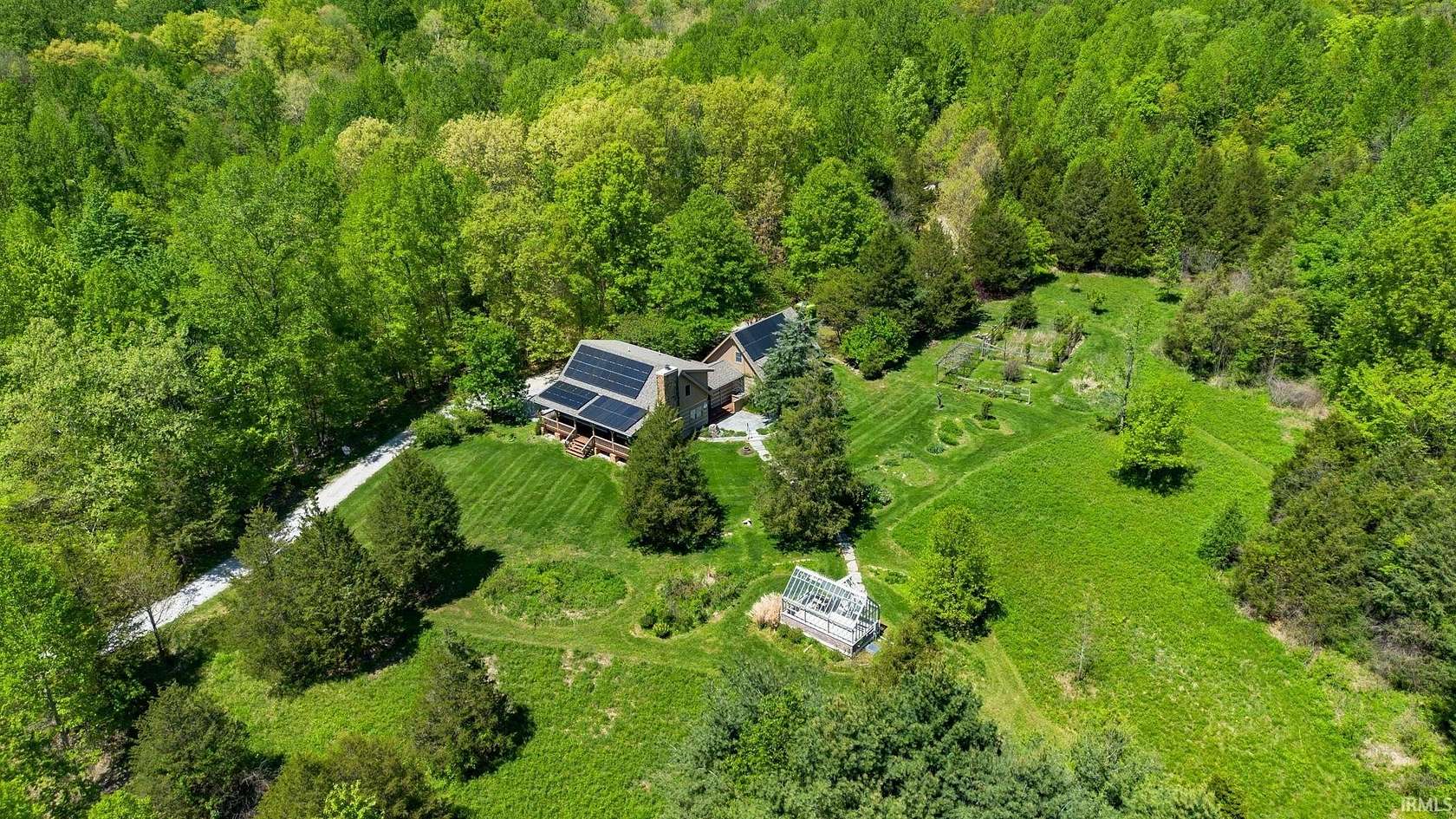 24.5 Acres of Recreational Land with Home for Sale in Monrovia, Indiana