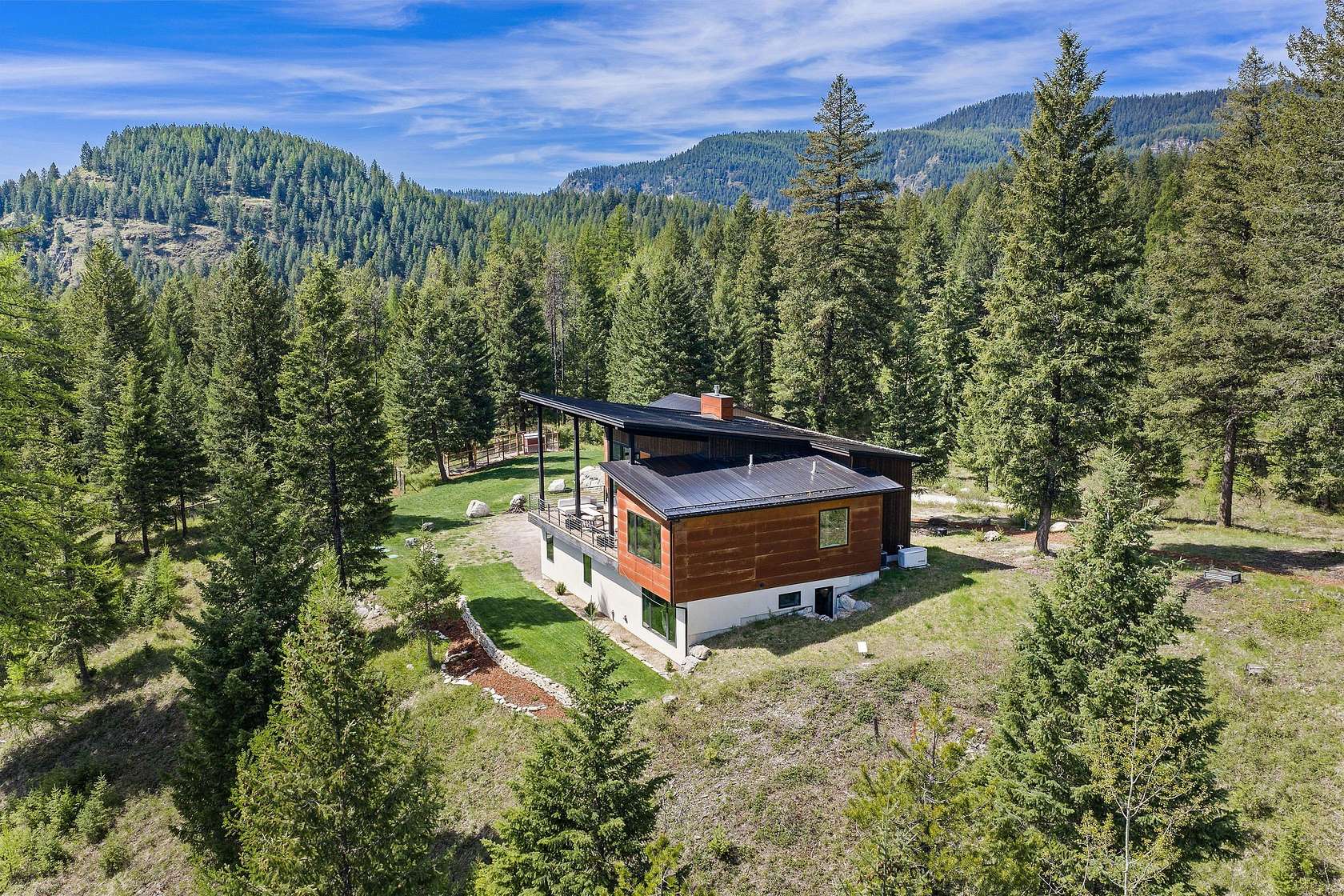 10 Acres of Land with Home for Sale in Whitefish, Montana