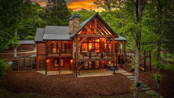 38.5 Acres of Land with Home for Sale in Cherry Log, Georgia
