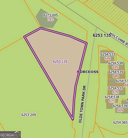 0.78 Acres of Commercial Land for Sale in Norcross, Georgia