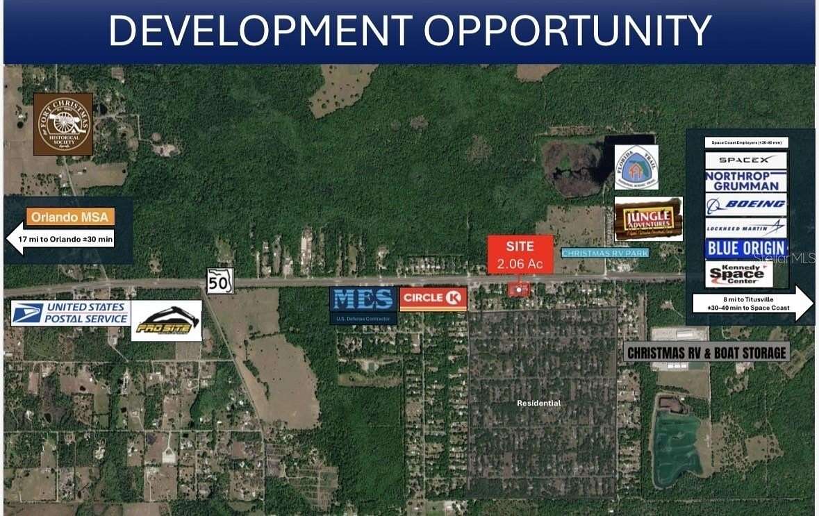 2 Acres of Commercial Land for Sale in Christmas, Florida