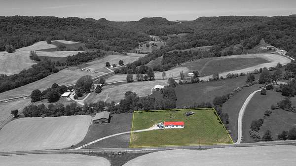 2 Acres of Land with Home for Sale in Bradfordsville, Kentucky