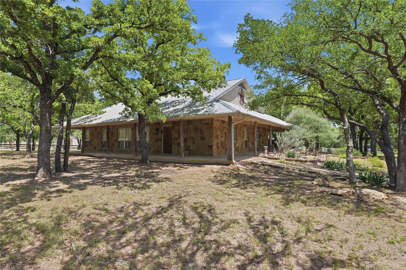 2.35 Acres of Land with Home for Sale in Brock, Texas