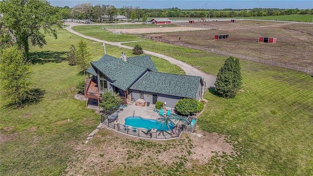 133 Acres of Agricultural Land with Home for Sale in Wakarusa, Kansas