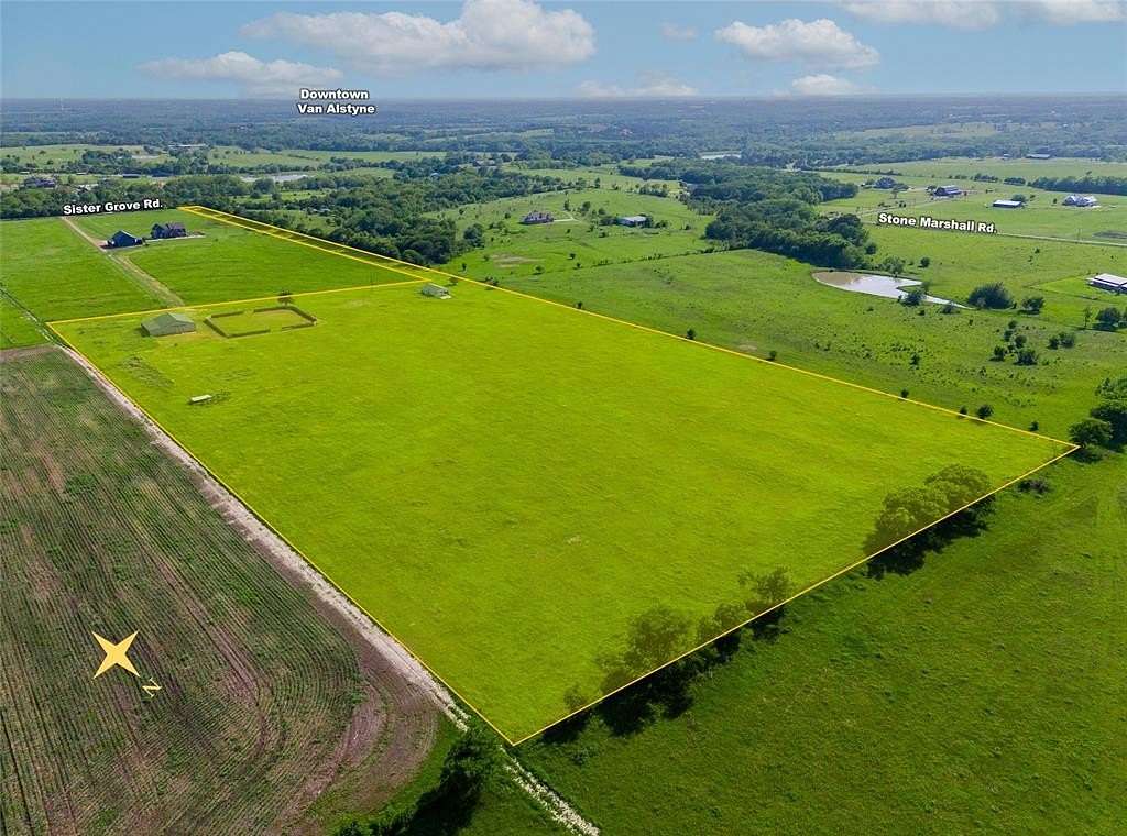 20 Acres of Agricultural & Residential Land for Sale in Van Alstyne, Texas
