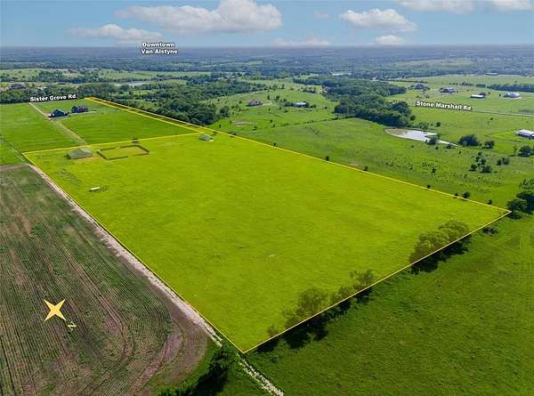20 Acres of Agricultural & Residential Land for Sale in Van Alstyne, Texas