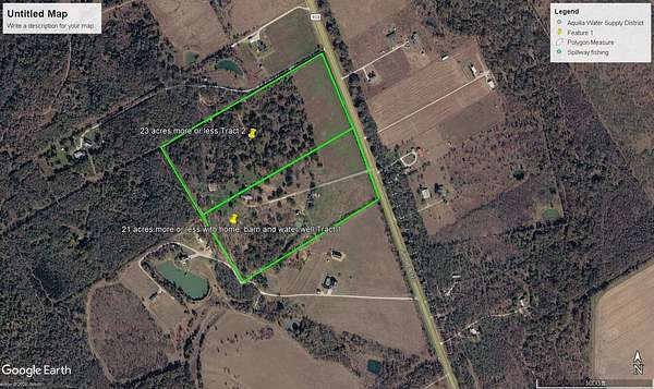 44.5 Acres of Land for Sale in Aquilla, Texas