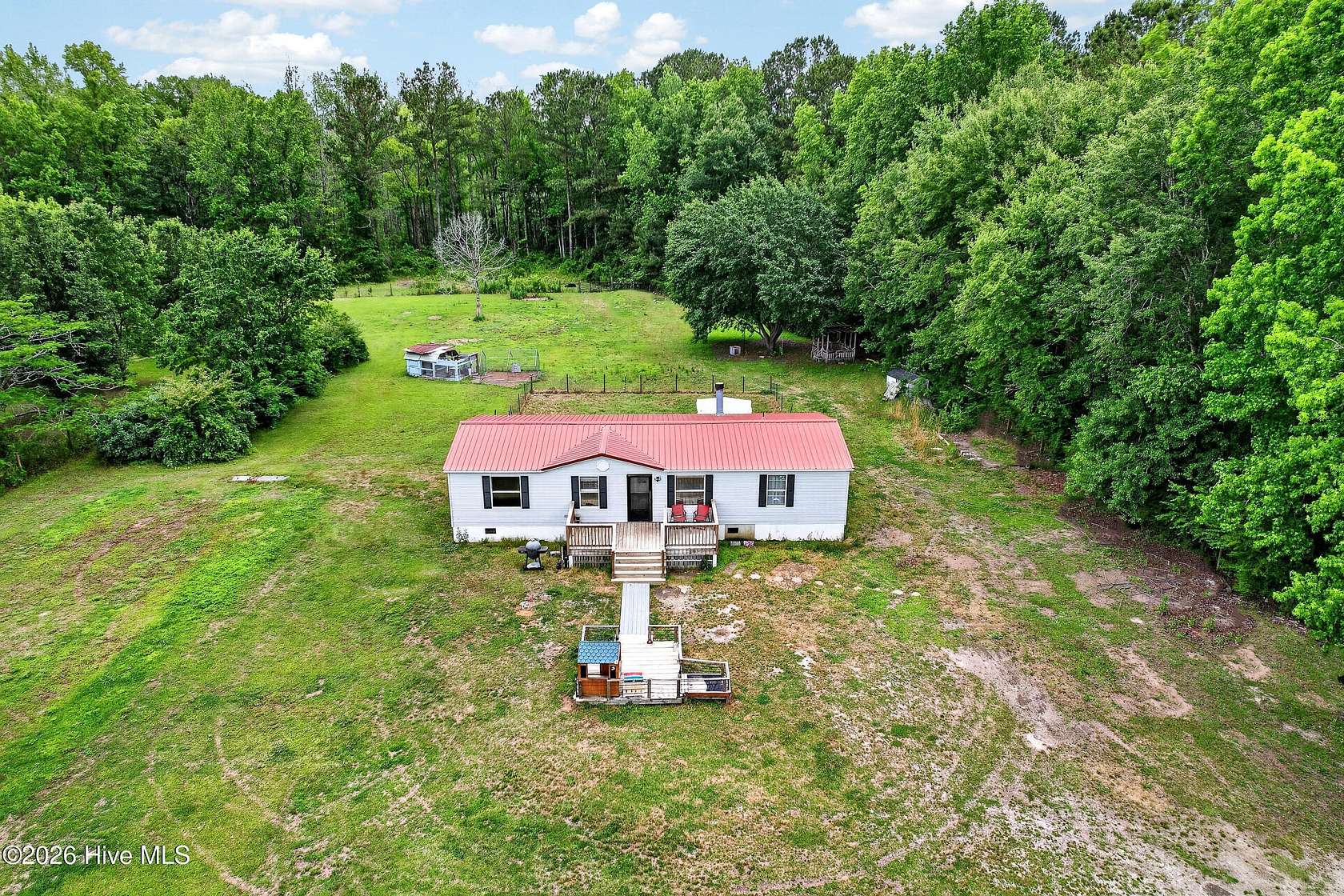 11.8 Acres of Land with Home for Sale in Ash, North Carolina
