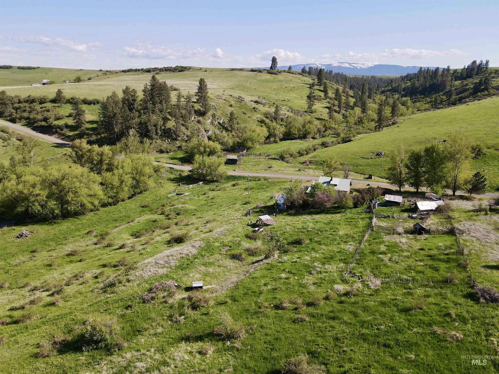 8.27 Acres of Land with Home for Sale in Grangeville, Idaho