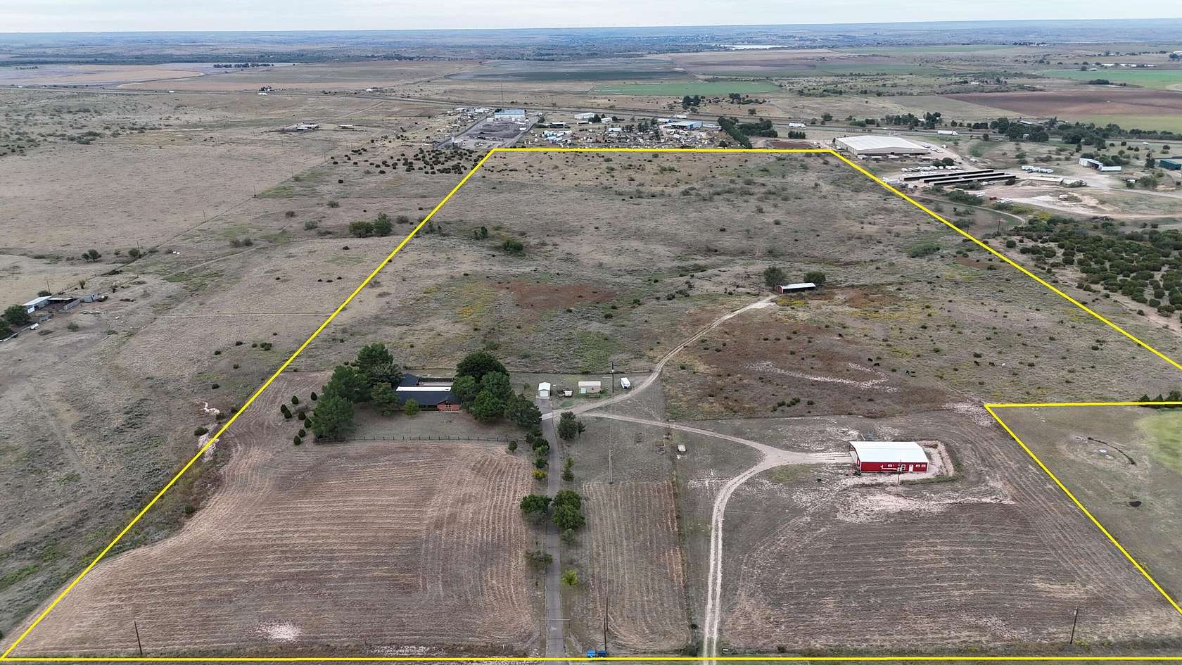 66.2 Acres of Recreational Land with Home for Sale in Clarendon, Texas