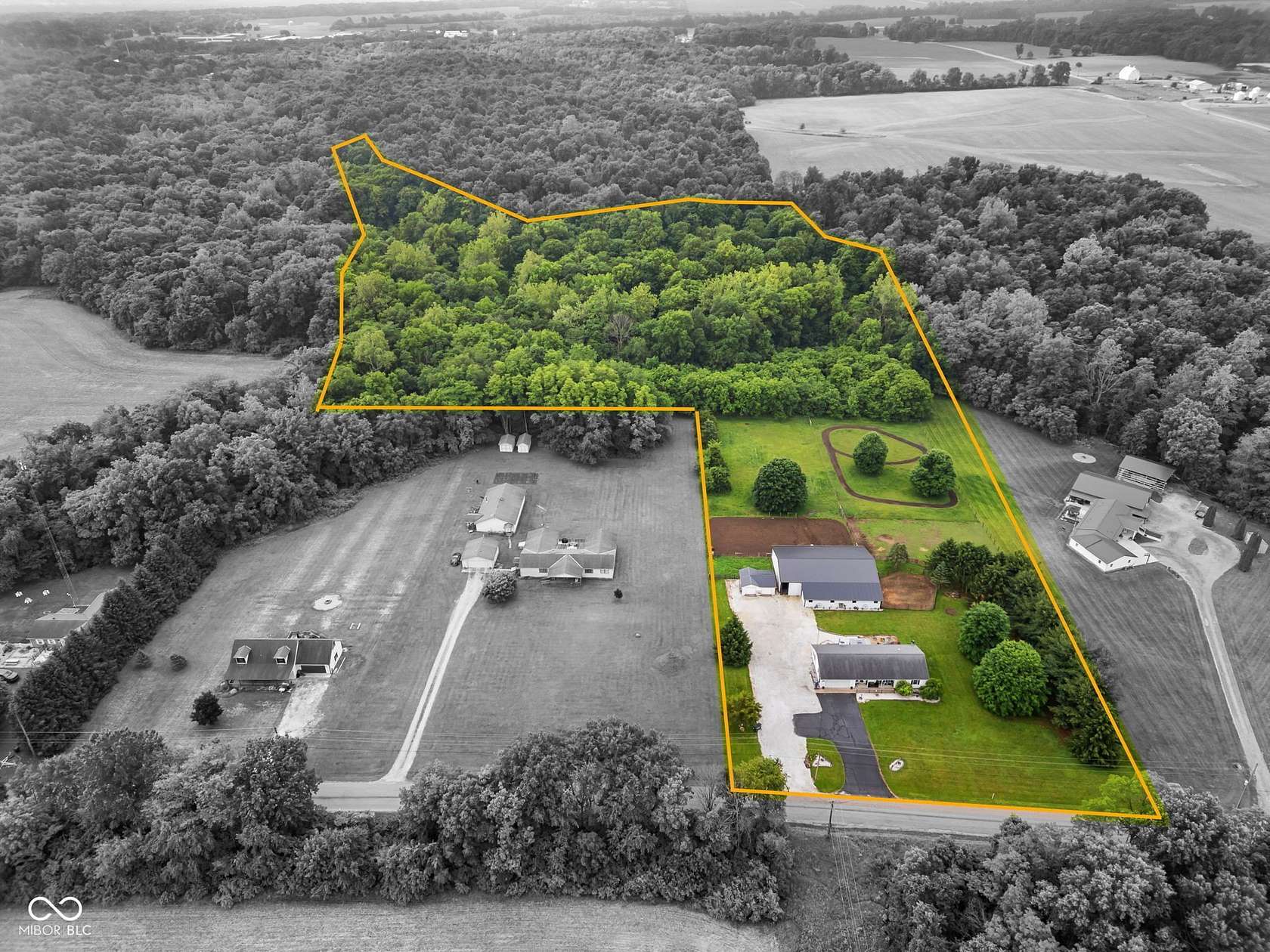 7.56 Acres of Land with Home for Sale in Williamsport, Indiana