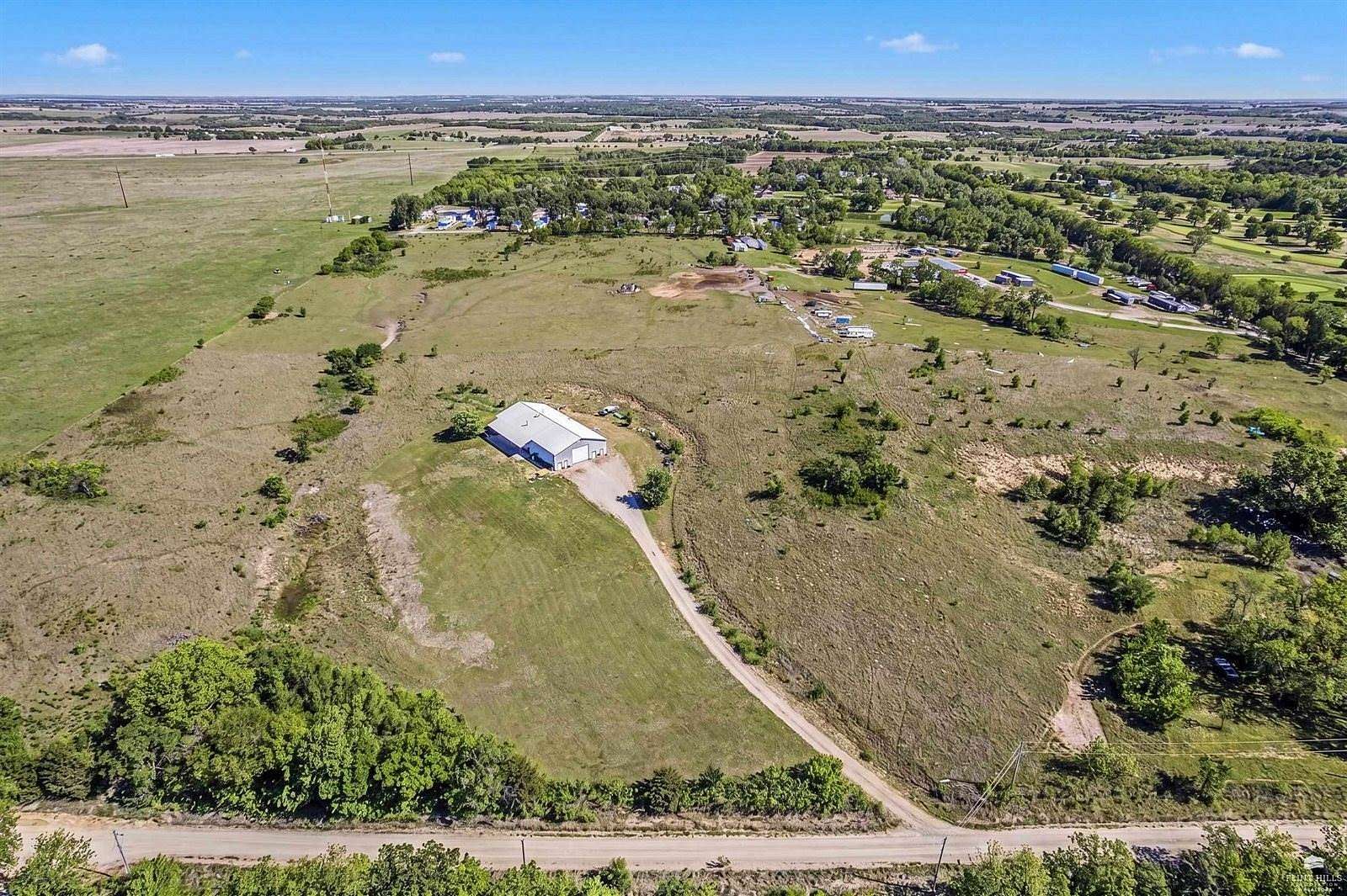 10 Acres of Land with Home for Sale in Chapman, Kansas