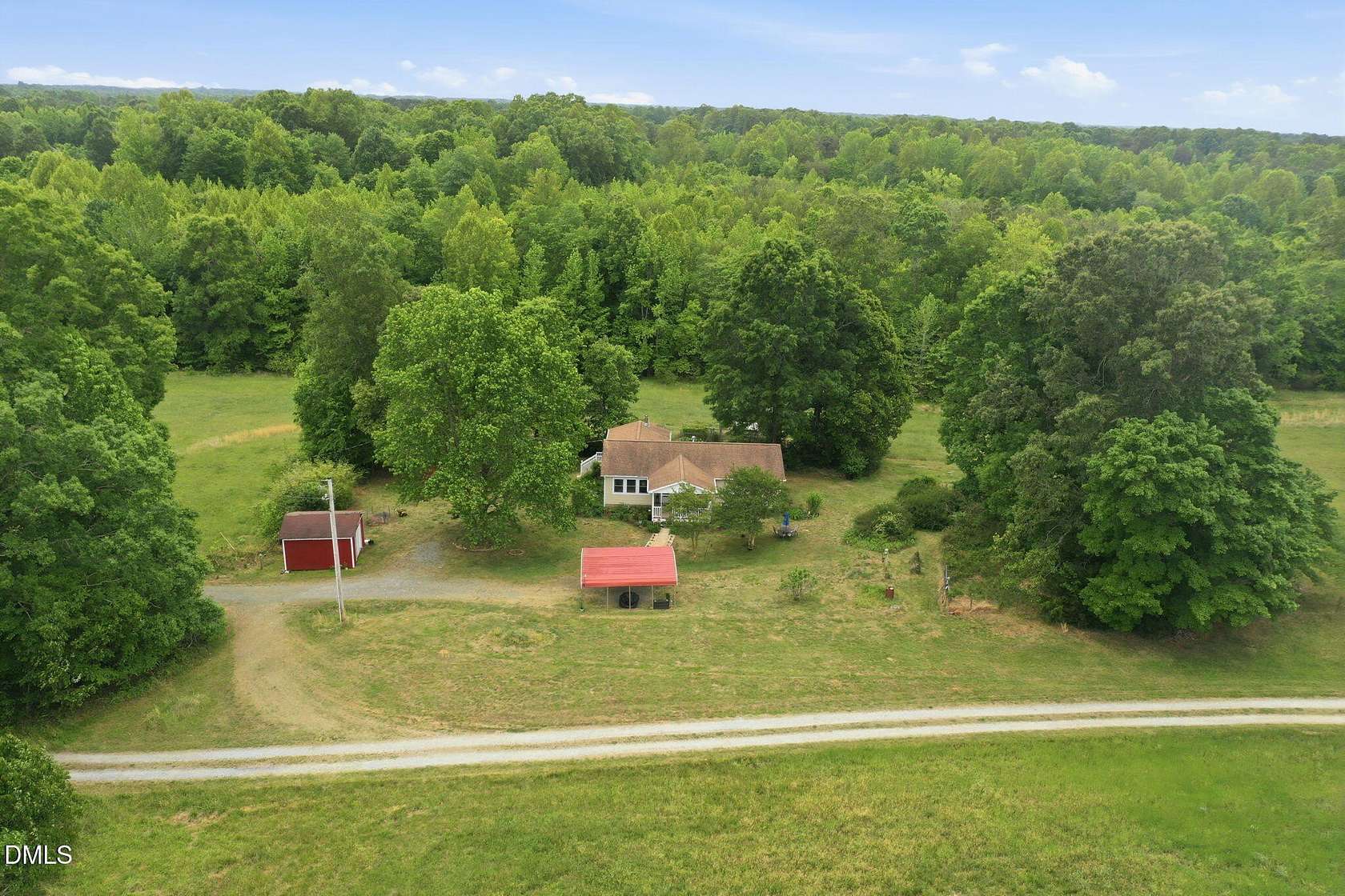 4.25 Acres of Land with Home for Sale in Efland, North Carolina