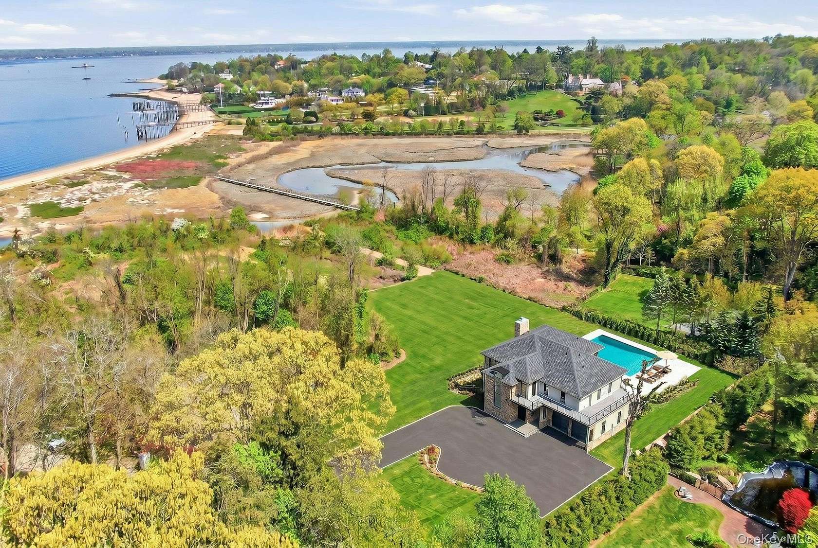 2.2 Acres of Land with Home for Sale in Sands Point, New York