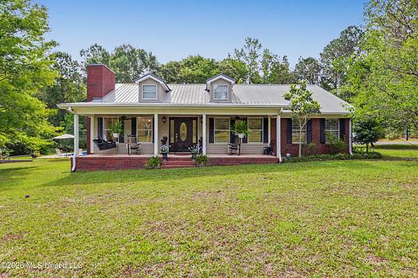 5.75 Acres of Land with Home for Sale in Vancleave, Mississippi